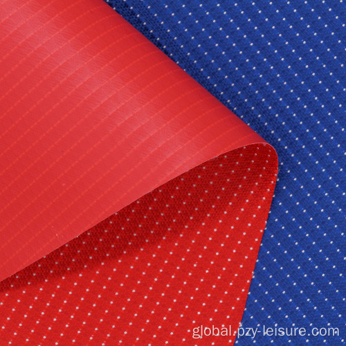 Waterproof Tent Canopy Fabric Reflective Dotted Oxford Fabric with PVC coated Factory